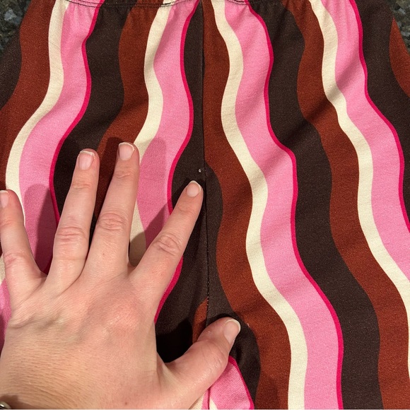 NWT Catwalk Junkie Stretchy Bell Bottom Flare Funky Leggings Euro Size 34 - Picture 5 of 6